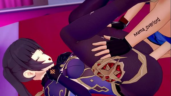 Mona dalam gameplay baru ingin bercinta di hotel cinta (Genshin Impact)